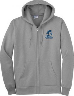 Adult Ultimate Full-Zip Hooded Sweatshirt, Athletic Heather